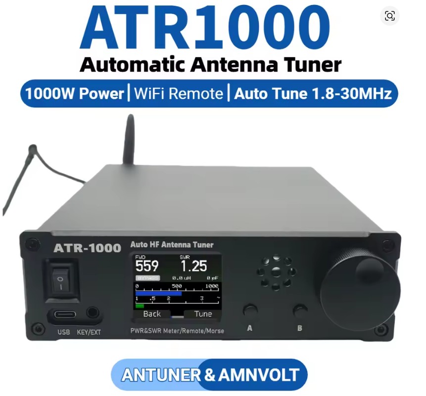 MGE ATR 1000 - ACCORDATORE AUTOMATICO 1000W CON ROSMETRO WATTMETRO WI-FI