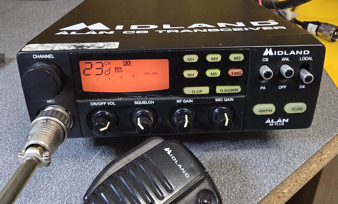 MIDLAND ALAN 48 PLUS RTX CB 40CH AM-FM - OTTIMO STATO