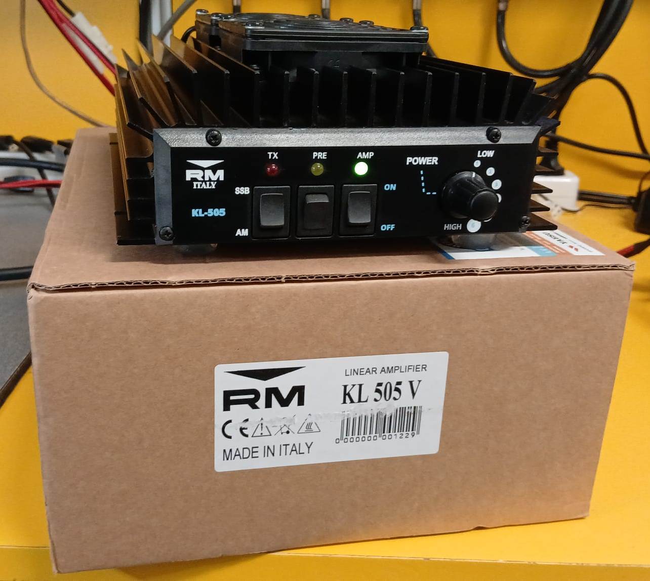 RM KL505V AMPLIFICATORE LINEARE HF 300W 12V - PARI AL NUOVO - UNICO PROPRIETARIO