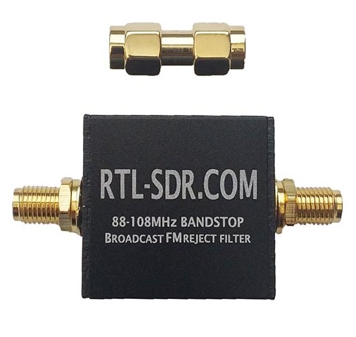 RTL-SDR BROADCAST FM88-108 BAND-STOP FILTER- FILTRO NOTCH PER SCANNER, RICEVITORI PORTATILI
