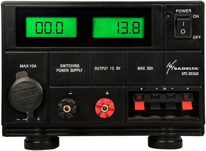 SADELTA SPS-3036D ALIMENTATORE 30A CON 2 STRUMENTI
