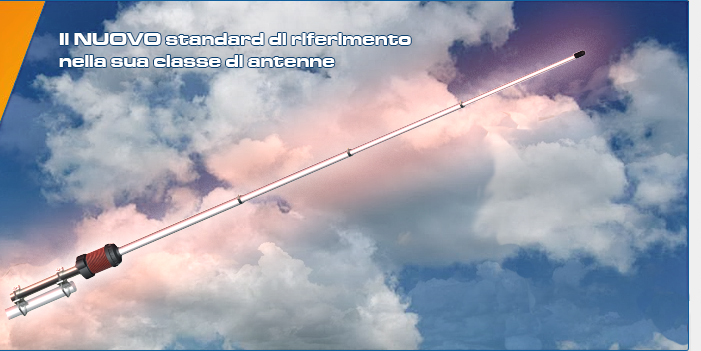 Sirio - Gain Master HW v.2024 Verticale 1/2 onda CB e Bande 10-12 metri