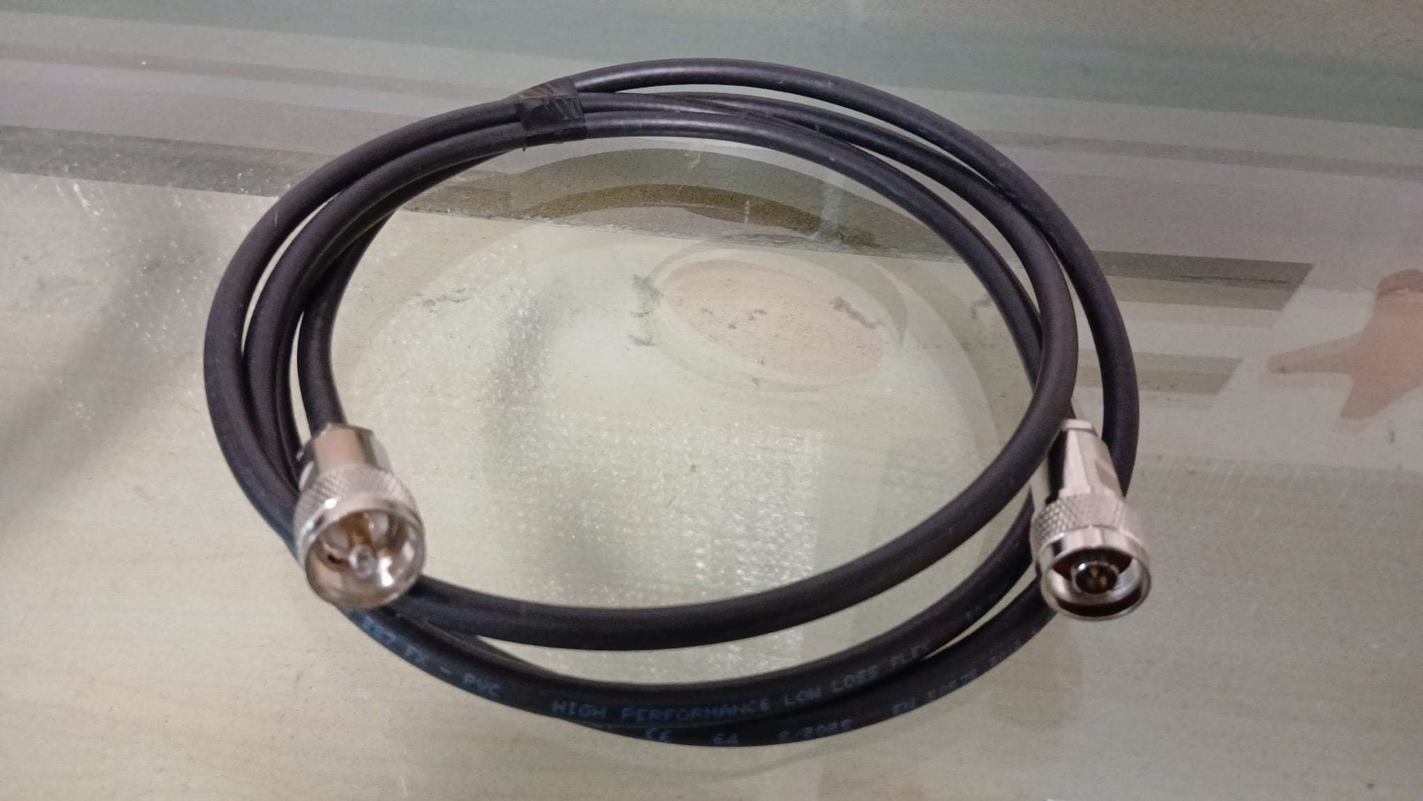 SIVA RF287UF DIAM. 7MM RACCORDO 2MT INTESTATO N MASCHIO PL259
