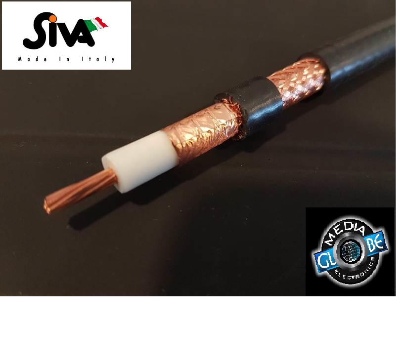 SIVA HF 400 UF PVC ULTRAFLESS. 10 mm CAVO BASSA PERDITA DOPPIO SCHERMO