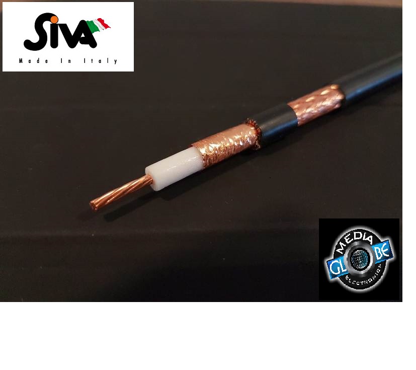 SIVA RF 287 UF PVC ULTRAFLESS. 7 mm CAVO BASSA PERDITA DOPPIO SCHERMO