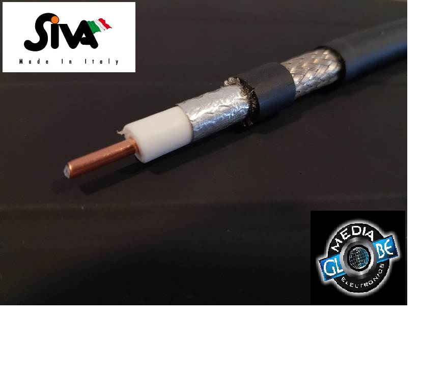 SIVA HF 400 PE (EX RF 400 TT) 10,3 mm CAVO BASSA PERDITA DOPPIO SCHERMO