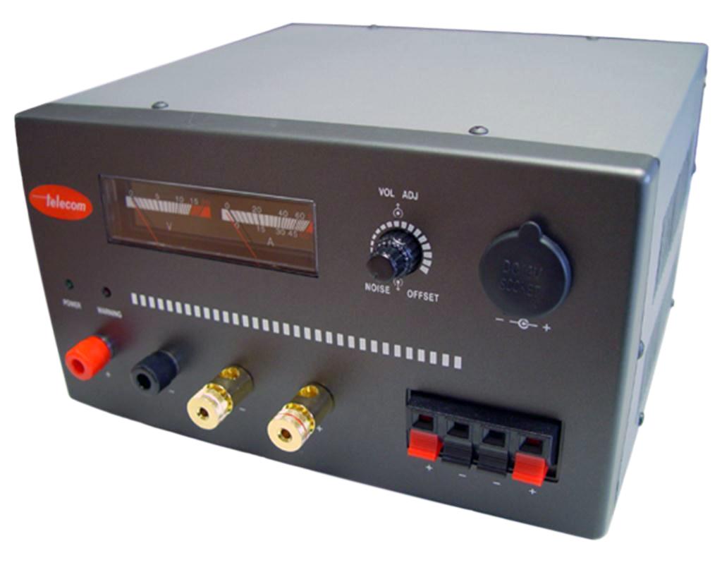TELECOM AV-6065-NF ALIMENTATORE 65 AMPERE 4-16V PROFESSIONALE x yaesu icom kenw