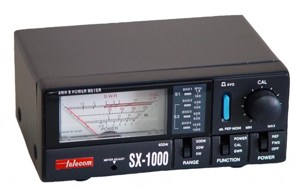TELECOM ANTENNA SX-1000 - ROSMETRO E WATTMETRO 1.8-160/430-1300 MHZ 400w