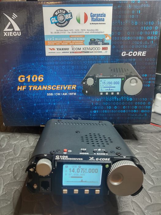 Xiegu G106 SDR - Ricetrasmettitore HF Radio QRP 5W, SSB CW AM WFM FT8, Modalità dati