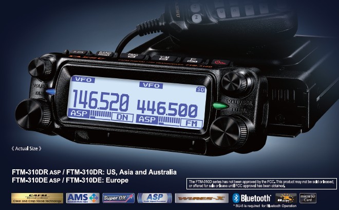 YAESU FTM-310DE ASP RICETRASMETTITORE DUAL BAND C4FM 50W