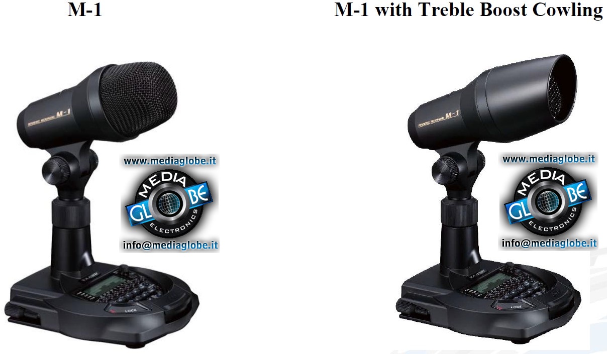 YAESU M-1 - MICROFONO doppia capsula, dinamica e a condensatore con EQ
