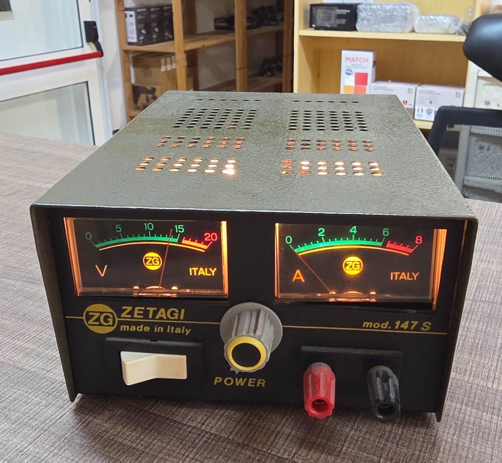 ZETAGI 147S ALIMENTATORE VINTAGE 8A BELLISSIMO