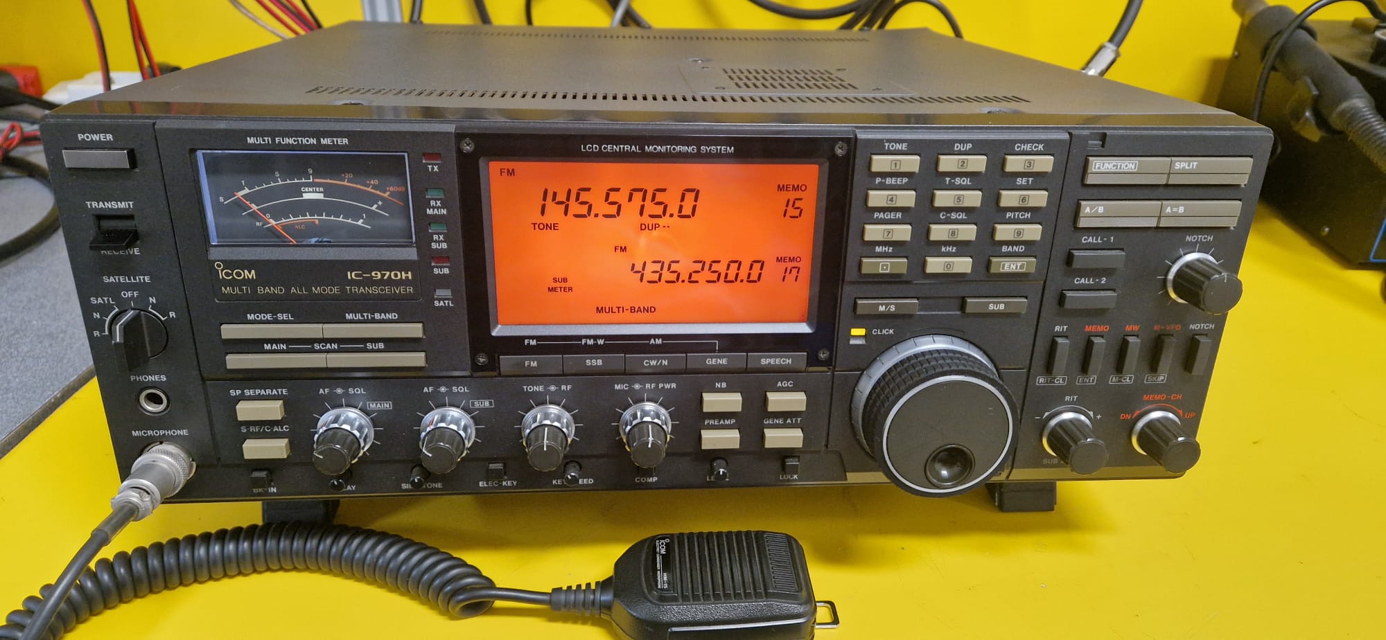 ICOM IC-970H - RTX 50W MITICO VHF UHF ALL MODE CON TONI