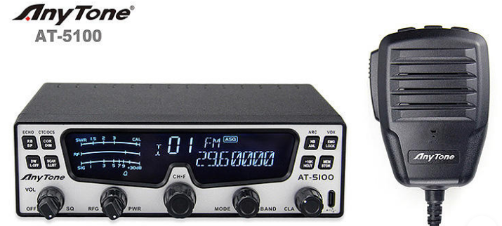 ANYTONE AT-5100 RTX HF-10M SSB ALL MODE (10/11/12 MT EXPORT)