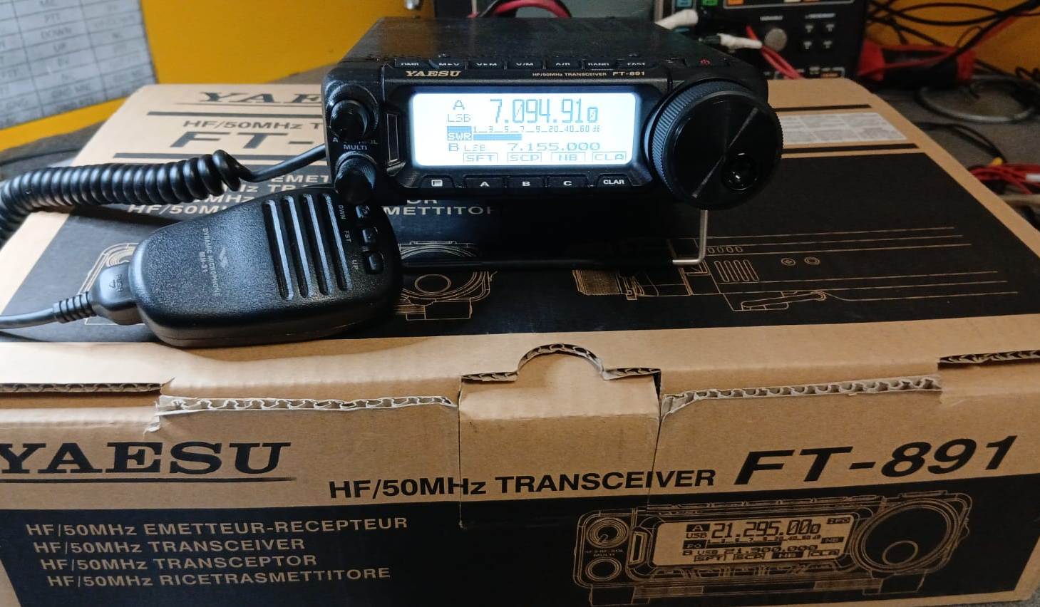 YAESU FT-891 HF/50MHZ ALL MODE 100WATT - PARI AL NUOVO - UNICO PROPRIETARIO