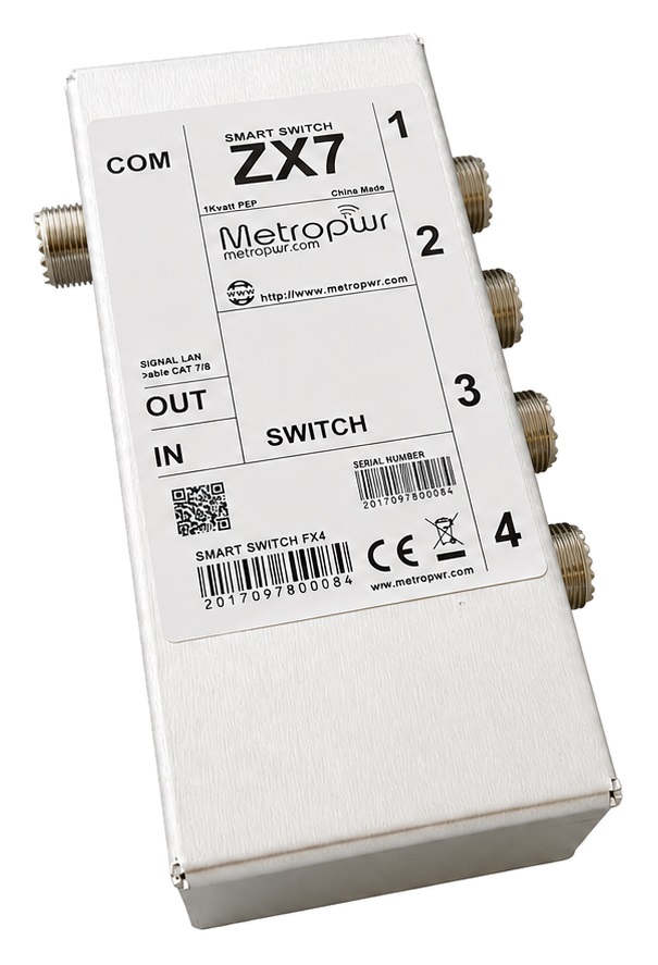 METROPWR ZX7 - COMMUTATORE 4 POSIZIONI 2KW PER FX778 - FX774 - FX775 - FX773 - FX771 - 1.8-55 MHz